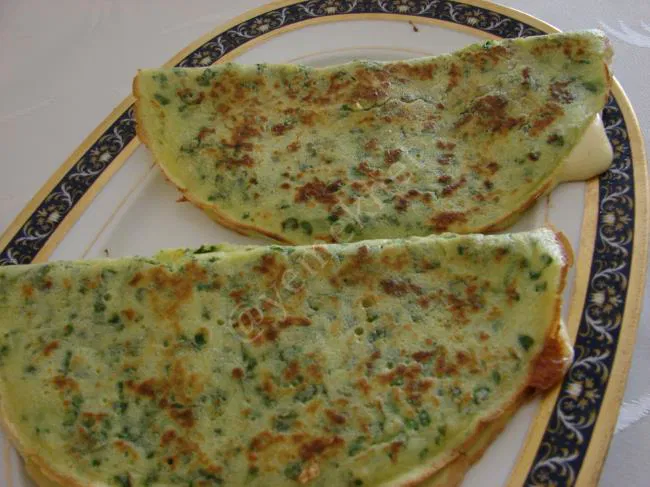 Peynirli Ispanaklı Krep